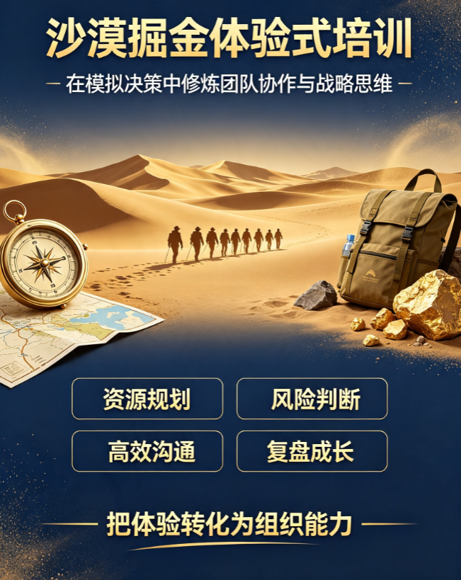 沙漠掘金体验式培训心得体会
